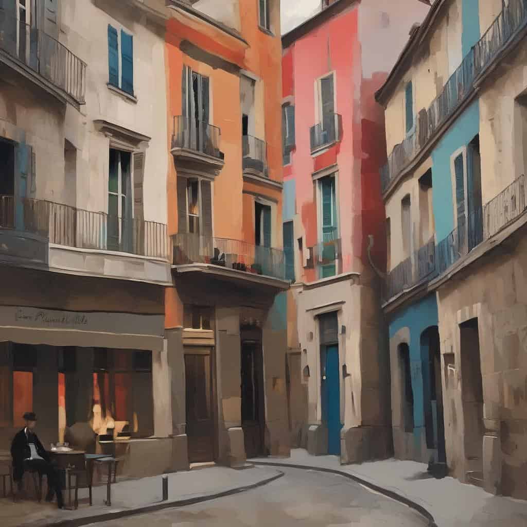 Ζωγραφική τέχνη της χαράξης σε πολυκατοικίες, δημιουργικά χρώματα και τεχνικές στην τέχνη της μακέτας.